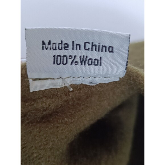 Vintage Beret Cap Women's Green Wool Hat One Size - Picture 6 of 6